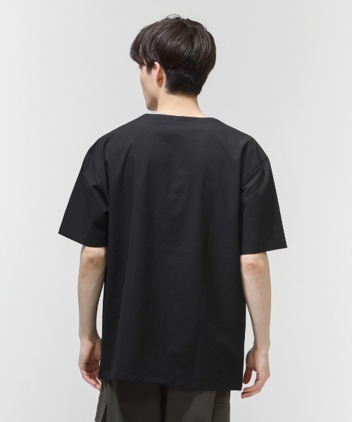 PUMA（プーマ）の「プーマ PUMA ESS ELEVATED ウーブン SS クルー（Tシャツ/カットソー・メンズ・サンドグレー/ネイビー/カーキ/ブラック・S/M/L/LL/3L）」の7枚目の写真