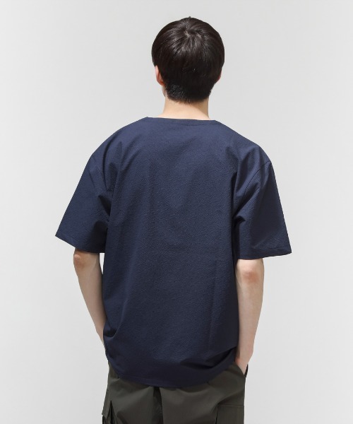 PUMA（プーマ）の「プーマ PUMA ESS ELEVATED ウーブン SS クルー（Tシャツ/カットソー・メンズ・サンドグレー/ネイビー/カーキ/ブラック・S/M/L/LL/3L）」の13枚目の写真