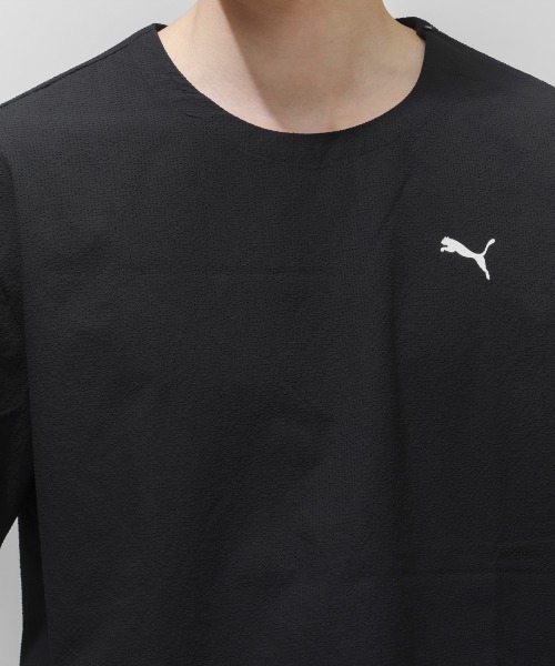 PUMA（プーマ）の「プーマ PUMA ESS ELEVATED ウーブン SS クルー（Tシャツ/カットソー・メンズ・サンドグレー/ネイビー/カーキ/ブラック・S/M/L/LL/3L）」の10枚目の写真