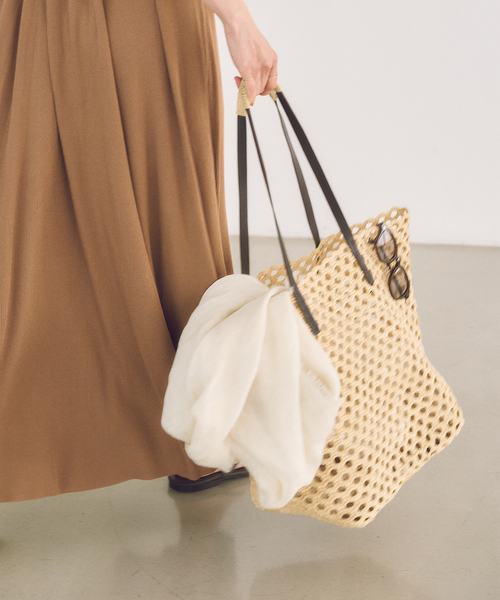 Noble(ノーブル)の「《NOBLE別注》MADE IN MADA/メイドインマダ BODO BAG(トートバッグ・レディース・ベージュ・FREE)」の1枚目の写真