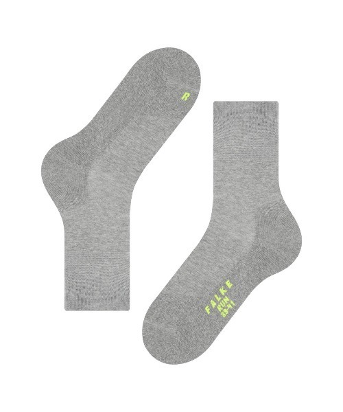 Kinetics(キネティクス)の「FALKE Run Unisex Socks(ファルケ ラン ユニセックス ソックス)(ソックス/靴下・レディース・グレー系・23cm)」の5枚目の写真