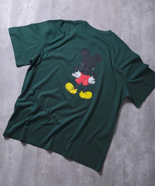 Disney（ディズニー）の「メンズ MICKEY MOUSE ミッキーマウス オーバーサイズＴシャツ（M25-102）（Tシャツ/カットソー・メンズ・グレー系その他/杢グレー/オフホワイト/ダークグリーン/チャコールグレー/ホワイト系その他2/ホワイト系その他3/ホワイト系その他/グレー系その他3/ネイビー/グレー系その他2/ブルー系その他/モカ/グリーン系その他/グレー系その他4・M/L/XL）」の13枚目の写真