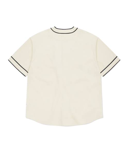 COVERNAT(カバーナット)の「アーチロゴベースボールハーフシャツアイボリー(シャツ/ブラウス・メンズ・その他・SMALL/MEDIUM/LARGE/X-LARGE)」の2枚目の写真