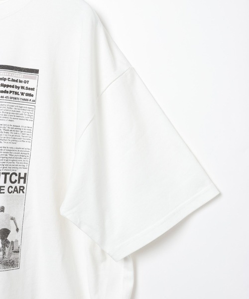 BAYFLOW(ベイフロー)の「Charmy report TEE(Tシャツ/カットソー・メンズ・オフホワイト/グレー・MEDIUM/LARGE)」の9枚目の写真