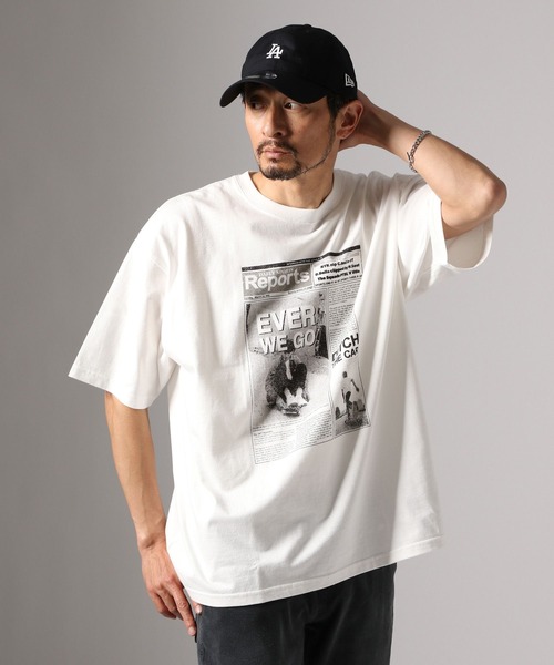 BAYFLOW(ベイフロー)の「Charmy report TEE(Tシャツ/カットソー・メンズ・オフホワイト/グレー・MEDIUM/LARGE)」の13枚目の写真