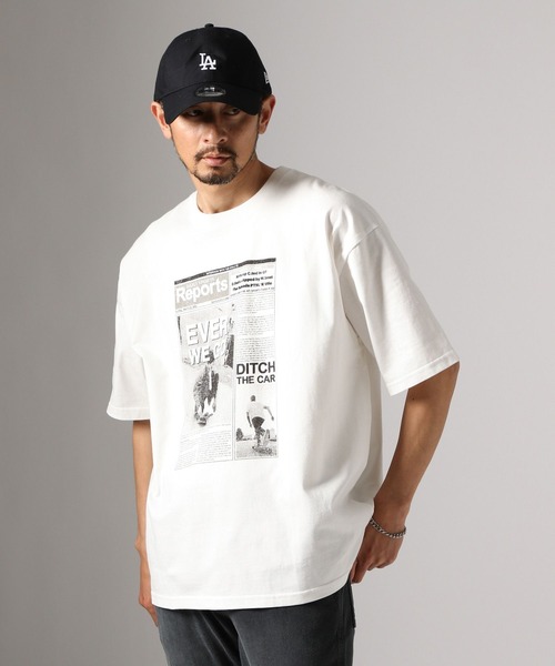 BAYFLOW(ベイフロー)の「Charmy report TEE(Tシャツ/カットソー・メンズ・オフホワイト/グレー・MEDIUM/LARGE)」の14枚目の写真