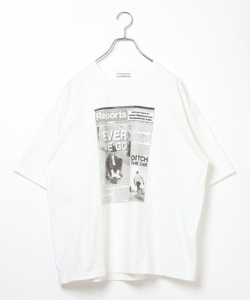 BAYFLOW(ベイフロー)の「Charmy report TEE(Tシャツ/カットソー・メンズ・オフホワイト/グレー・MEDIUM/LARGE)」の15枚目の写真