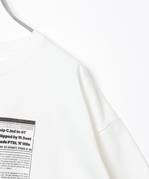 BAYFLOW(ベイフロー)の「Charmy report TEE(Tシャツ/カットソー・メンズ・オフホワイト/グレー・MEDIUM/LARGE)」の18枚目の写真