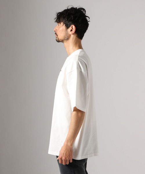 BAYFLOW(ベイフロー)の「Charmy report TEE(Tシャツ/カットソー・メンズ・オフホワイト/グレー・MEDIUM/LARGE)」の4枚目の写真