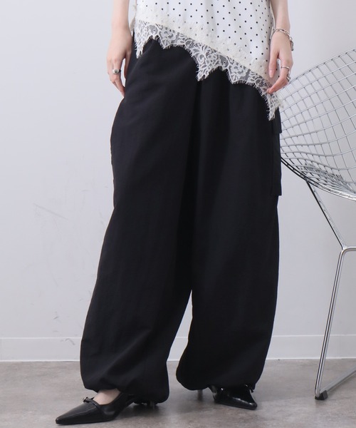NOGLE(ノグル)の「【NOGLE/ノグル】ナイロンワイドカーゴパンツ(カーゴパンツ・レディース・ホワイト/チャコール/ブラック/ミント・S/M)」の16枚目の写真