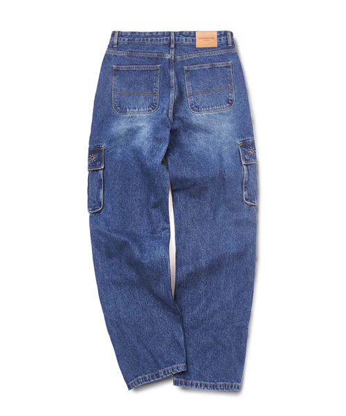 GARMENTS FAB(ガーメンツファブ)の「Gemstone Denim Cargo Pants (BLUE)(デニムパンツ・レディース・その他・LARGE/MEDIUM)」の2枚目の写真