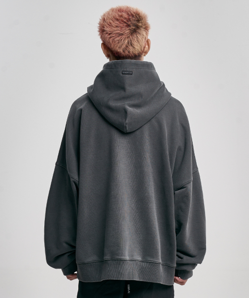 AJOBYAJO（アジョバイアジョ）の「[PBA] SB VNJ Logo Washed Hoodie [CHARCOAL]（パーカー・メンズ・その他・LARGE/X-LARGE）」の3枚目の写真