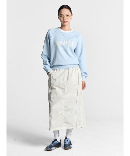 FILA(フィラ)の「Track long skirt(スカート・レディース・ダークブラウン/ブラック/アイボリー・XS/S/M/L)」の13枚目の写真