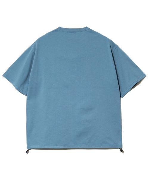 go slow caravan(ゴースローキャラバン)の「シリコンバイオ ヒッピーロゴ ゆったり TEE(Tシャツ/カットソー・メンズ・ライトグレー/ブルー・MEDIUM/LARGE/X-LARGE)」の11枚目の写真