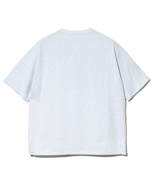 go slow caravan(ゴースローキャラバン)の「シリコンバイオ ヒッピーロゴ ゆったり TEE(Tシャツ/カットソー・メンズ・ライトグレー/ブルー・MEDIUM/LARGE/X-LARGE)」の14枚目の写真