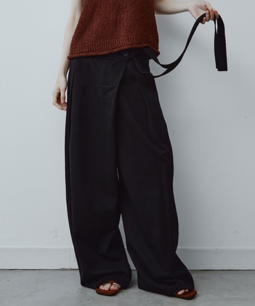 ウエストベルトラップパンツ（スラックス）｜ANF.MUU（アンフムー）の