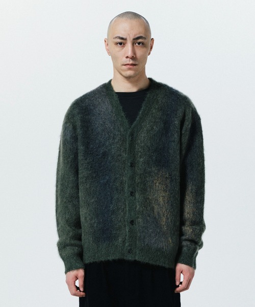 ROTTWEILER（ロットワイラー）の「PATERNED CARDIGAN（カーディガン/ボレロ・メンズ・グリーン/ネイビー・S/M/L/XL）」の2枚目の写真