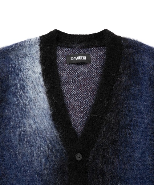 ROTTWEILER（ロットワイラー）の「PATERNED CARDIGAN（カーディガン/ボレロ・メンズ・グリーン/ネイビー・S/M/L/XL）」の4枚目の写真