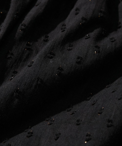 le cercle ADAM ET ROPE'(ルセルクルアダムエロペ)の「ドット刺繍ギャザーブラウス(シャツ/ブラウス・レディース・オフホワイト/ブラック・FREE)」の19枚目の写真