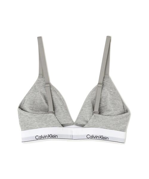 Calvin Klein Underwear(カルバンクラインアンダーウェア)の「CALVIN KLEIN UNDERWEAR/カルバン クライン アンダーウェア/LIGHTLY LINED TRIANGLE(スポーツブラ・レディース・ホワイト/ブラック/グレー・S/M/L)」の5枚目の写真