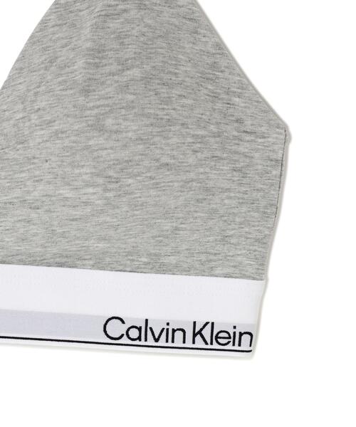 Calvin Klein Underwear(カルバンクラインアンダーウェア)の「CALVIN KLEIN UNDERWEAR/カルバン クライン アンダーウェア/LIGHTLY LINED TRIANGLE(スポーツブラ・レディース・ホワイト/ブラック/グレー・S/M/L)」の8枚目の写真