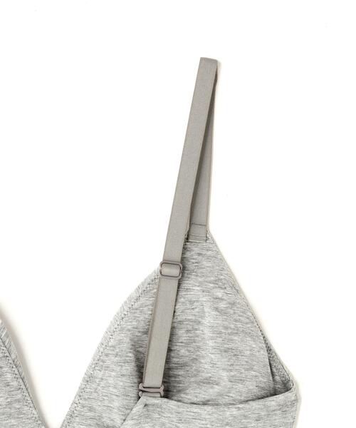 Calvin Klein Underwear(カルバンクラインアンダーウェア)の「CALVIN KLEIN UNDERWEAR/カルバン クライン アンダーウェア/LIGHTLY LINED TRIANGLE(スポーツブラ・レディース・ホワイト/ブラック/グレー・S/M/L)」の10枚目の写真