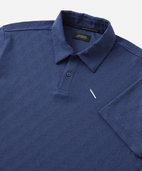 Saturdays Golf(サタデーズゴルフ)の「Hs Jaquard Shirt(ポロシャツ・メンズ・ホワイト/ブラウン・M/L)」の17枚目の写真