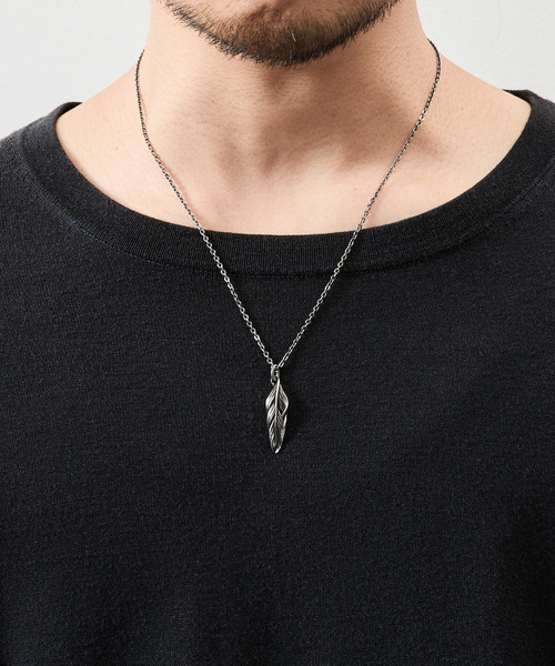 HARIM ハリム / SILVER NECKLACE Feather シルバー925フェザー