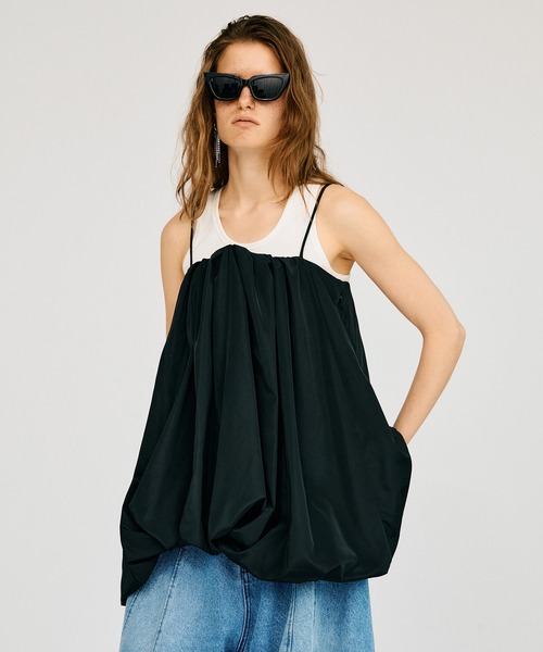 PRANK PROJECT(プランクプロジェクト)の「【2026Summer Pre-Order】イレギュラーヘムバルーンチュニック / Irregular Hem Balloon Tunic(チュニック・レディース・パープル/ホワイト/ブラック・FREE)」の10枚目の写真
