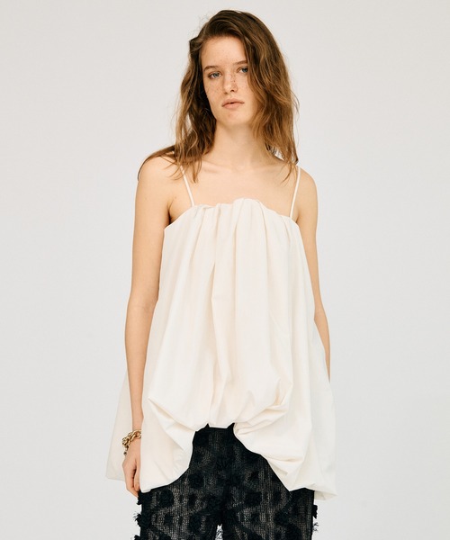 PRANK PROJECT(プランクプロジェクト)の「【2026Summer Pre-Order】イレギュラーヘムバルーンチュニック / Irregular Hem Balloon Tunic(チュニック・レディース・パープル/ホワイト/ブラック・FREE)」の9枚目の写真