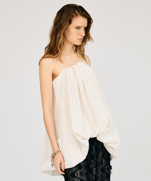 PRANK PROJECT(プランクプロジェクト)の「【2026Summer Pre-Order】イレギュラーヘムバルーンチュニック / Irregular Hem Balloon Tunic(チュニック・レディース・パープル/ホワイト/ブラック・FREE)」の8枚目の写真