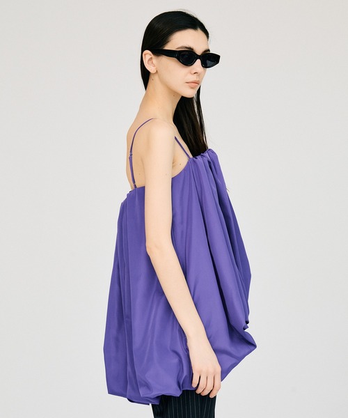PRANK PROJECT(プランクプロジェクト)の「【2026Summer Pre-Order】イレギュラーヘムバルーンチュニック / Irregular Hem Balloon Tunic(チュニック・レディース・パープル/ホワイト/ブラック・FREE)」の4枚目の写真