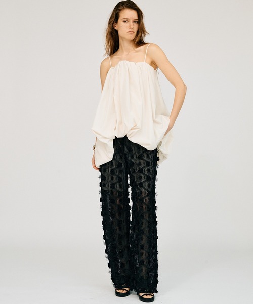 PRANK PROJECT(プランクプロジェクト)の「【2026Summer Pre-Order】イレギュラーヘムバルーンチュニック / Irregular Hem Balloon Tunic(チュニック・レディース・パープル/ホワイト/ブラック・FREE)」の22枚目の写真