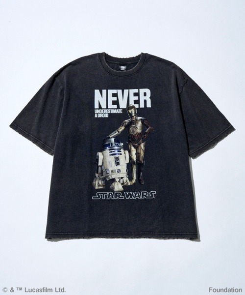 niko and...(ニコアンド)の「【STAR WARS(スター・ウォーズ)】プリント加工Tシャツ(Tシャツ/カットソー・メンズ・その他3/その他2/その他1・LARGE/MEDIUM)」の2枚目の写真