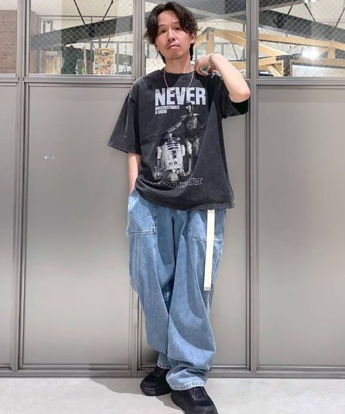 niko and...(ニコアンド)の「【STAR WARS(スター・ウォーズ)】プリント加工Tシャツ(Tシャツ/カットソー・メンズ・その他3/その他2/その他1・LARGE/MEDIUM)」の16枚目の写真