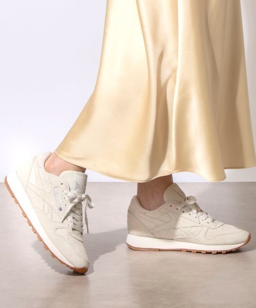 Reebok(リーボック)の「クラシックレザー / CLASSIC LEATHER(スニーカー・レディース・グレー/ライトグリーン・22.0cm/26.0cm/25.5cm/25.0cm/24.0cm/24.5cm/23.5cm/23.0cm/22.5cm)」の6枚目の写真