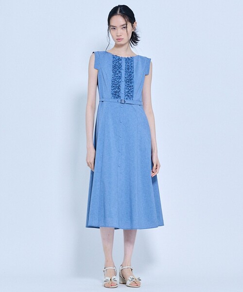 TOCCA(トッカ)の「BUTTER ROSETTE ドレス(ワンピース・レディース・ピンク系/ダルブルー系/ライトグレー系・00/4/6/2/0)」の13枚目の写真