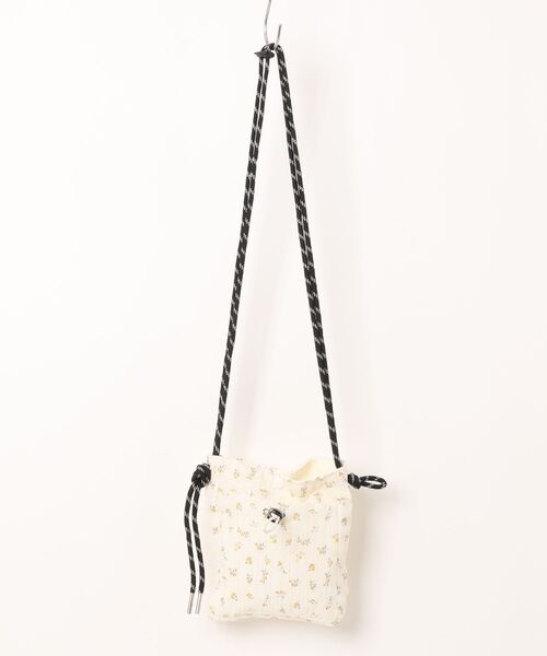 ammy.(エイミードット)の「【 ammy. / エイミードット 】 レトロムード ミニフラワー サコッシュ(ショルダーバッグ・レディース・ホワイト/パープル/ブラック・FREE)」の10枚目の写真