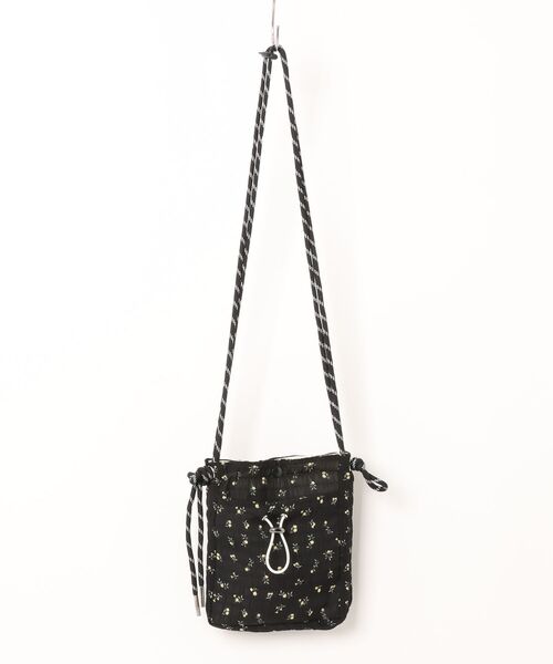 ammy.(エイミードット)の「【 ammy. / エイミードット 】 レトロムード ミニフラワー サコッシュ(ショルダーバッグ・レディース・ホワイト/パープル/ブラック・FREE)」の9枚目の写真