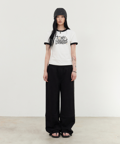 TONY LAWRENCE（トニーローレンス）の「[W]レタリングアプリケリングティーシャツホワイト（Tシャツ/カットソー・レディース・その他・FREE）」の5枚目の写真