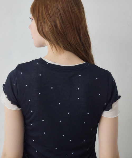 Siel(シエル)の「レイヤードヘムカットソー(Tシャツ/カットソー・レディース・ホワイト/ブルー/ブラック系その他2/グレー/ホワイト系その他2・FREE)」の17枚目の写真