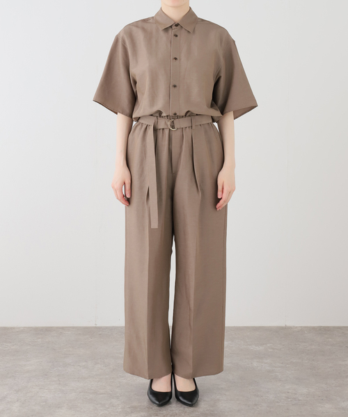 Spick & Span（スピックアンドスパン）の「ライトクロスオールインワン（つなぎ/オールインワン・レディース・ブラウン・38/36）」の11枚目の写真