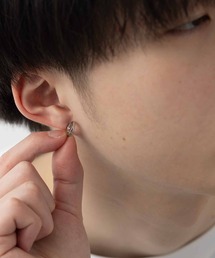 ステンレスフープピアス