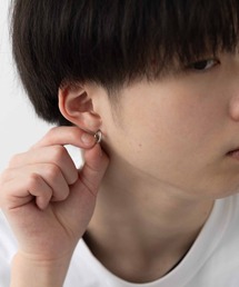 ステンレスフープピアス
