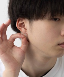 ステンレスフープピアス