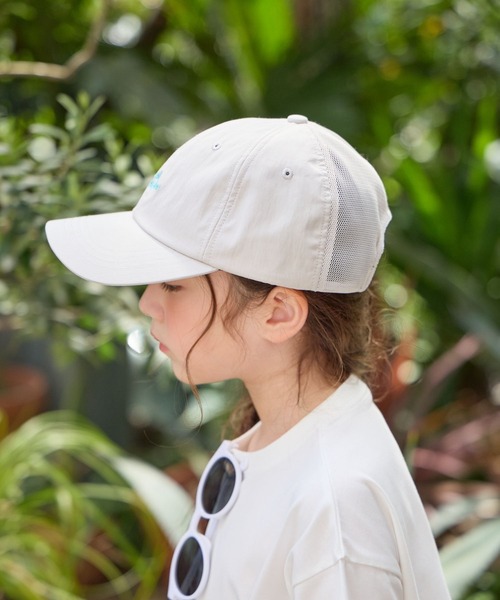 GLOBAL WORK（グローバルワーク）の「洗えるポケット付き遮熱CAP/670138（キャップ・キッズ・オフホワイト/カーキ/ライトピンク/ブラック・LARGE/MEDIUM）」の7枚目の写真