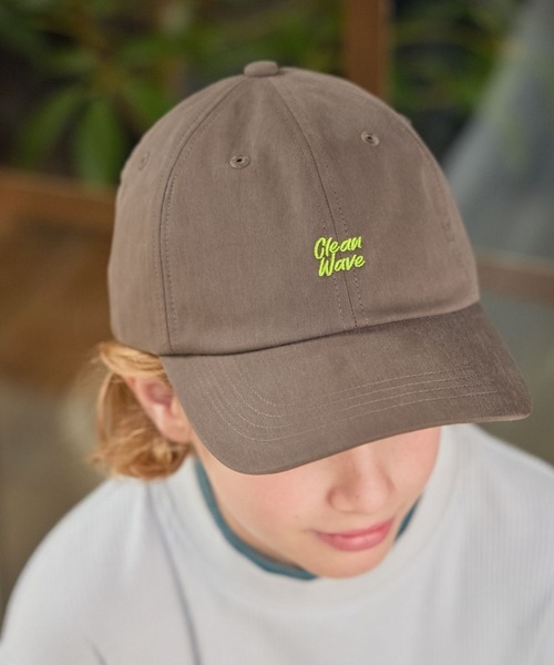 GLOBAL WORK（グローバルワーク）の「洗えるポケット付き遮熱CAP/670138（キャップ・キッズ・オフホワイト/カーキ/ライトピンク/ブラック・LARGE/MEDIUM）」の8枚目の写真