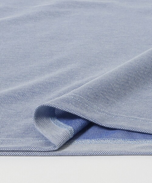 BEAMS GOLF(ビームスゴルフ)の「〈MEN〉PURPLE LABEL / ギンガム クレリック ポロシャツ(ポロシャツ・メンズ・グレー/サックスブルー/ネイビー・M/XL/L/S)」の21枚目の写真