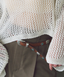 Puntovita | PUNTOVITA/プントヴィータ CONCHO BELT(キャメル)(ベルト)