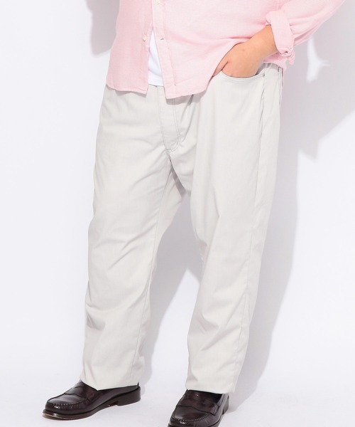 EDWIN(エドウィン)の「パンツ メンズ 大きいサイズ JERSEYS COOL ストレッチ レギュラーストレート ジーンズ EDWIN (エドウィン)(デニムパンツ・メンズ・ライトベージュ・4L/3L/2L)」の1枚目の写真